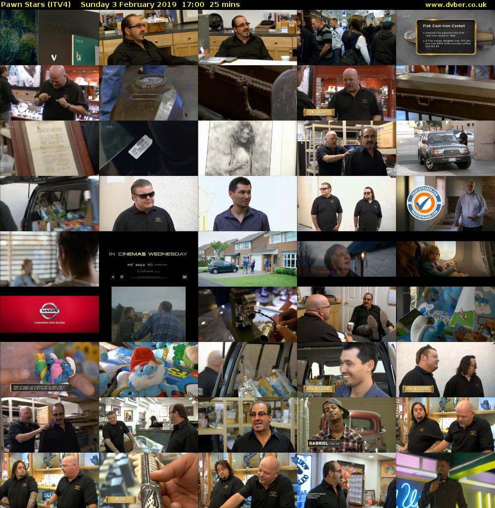 Pawn Stars (ITV4) Sunday 3 February 2019 17:00 - 17:25