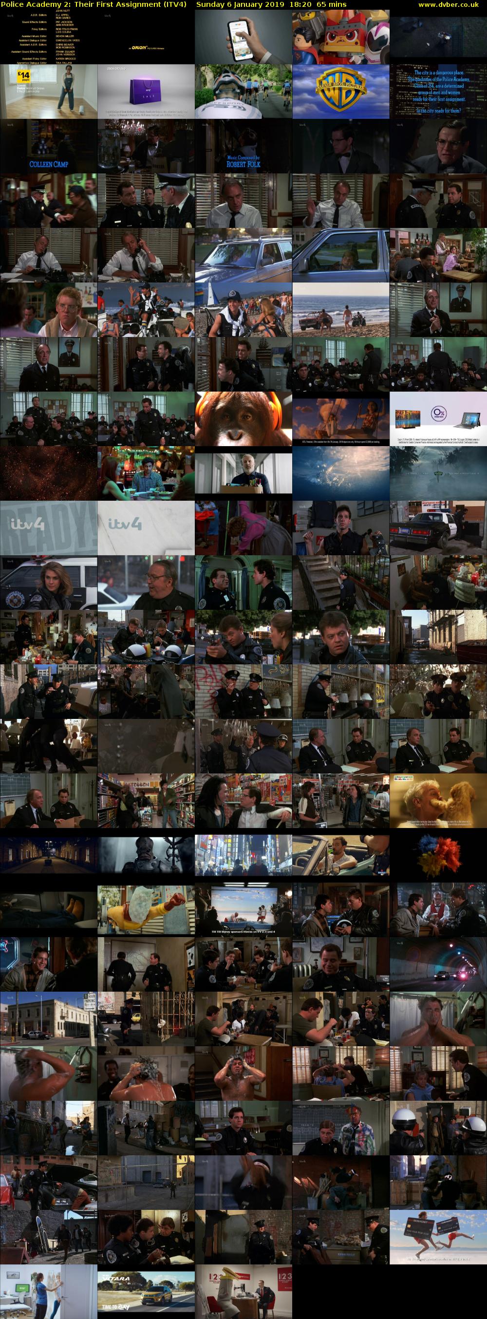 Police Academy 2: Their First Assignment (ITV4) Sunday 6 January 2019 18:20 - 19:25