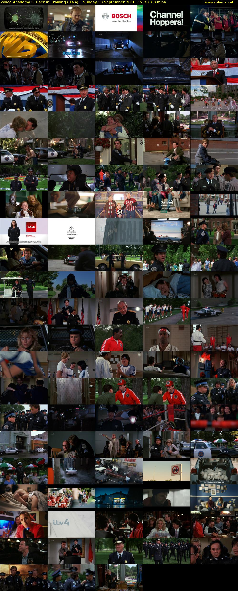 Police Academy 3: Back in Training (ITV4) Sunday 30 September 2018 19:20 - 20:20