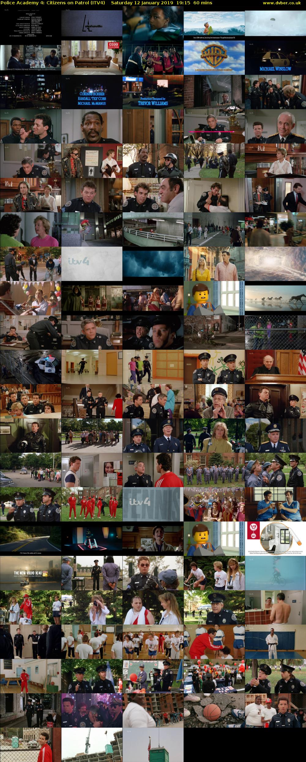 Police Academy 4: Citizens on Patrol (ITV4) Saturday 12 January 2019 19:15 - 20:15