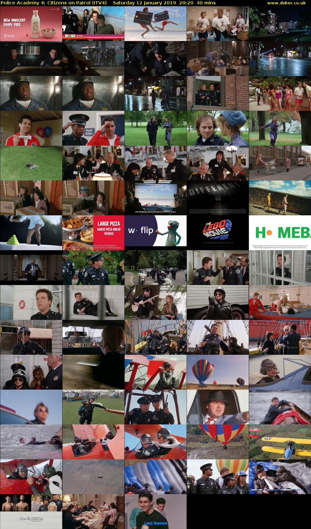 Police Academy 4: Citizens on Patrol (ITV4) Saturday 12 January 2019 20:20 - 21:00