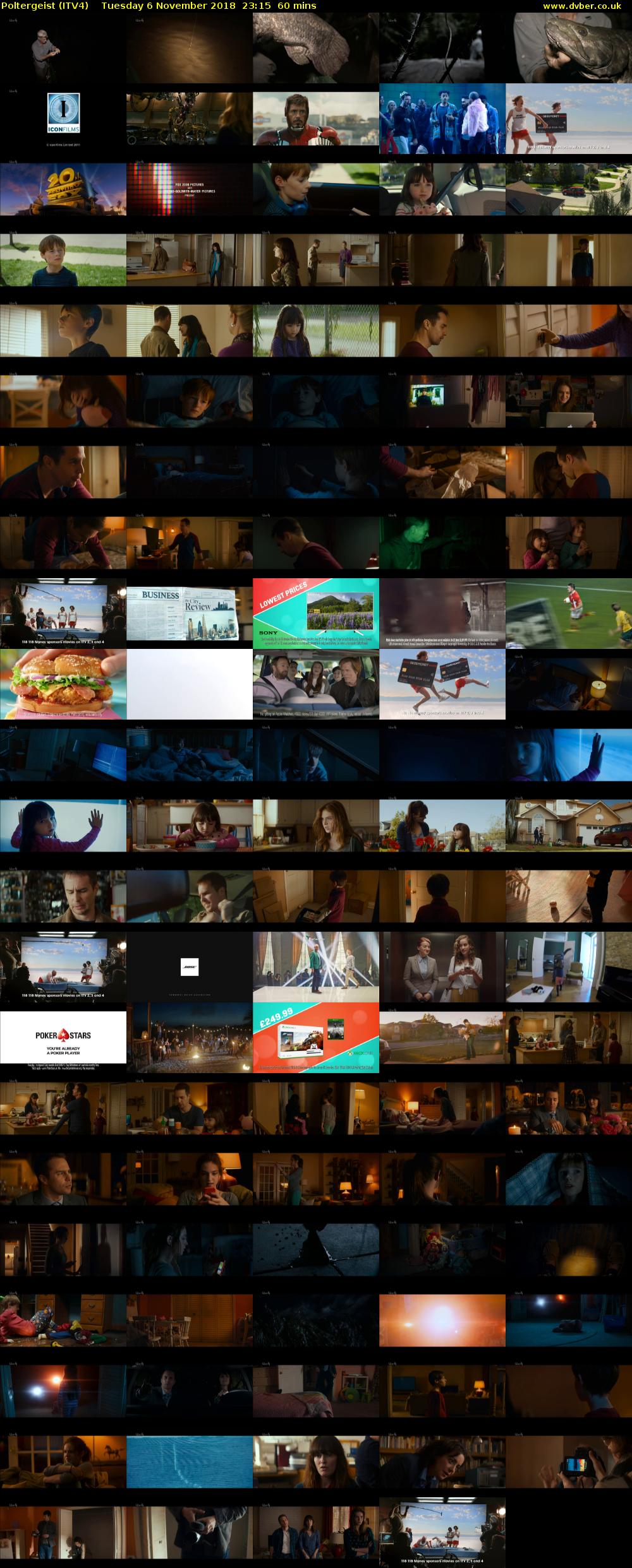 Poltergeist (ITV4) Tuesday 6 November 2018 23:15 - 00:15