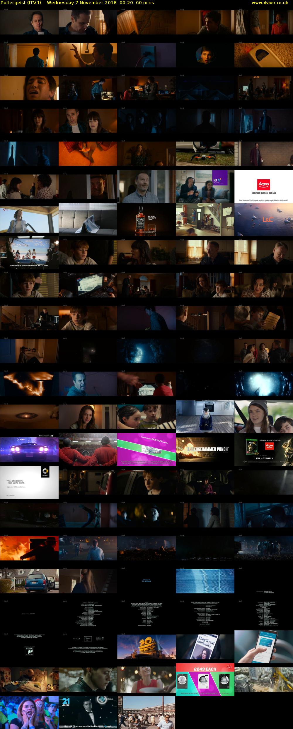 Poltergeist (ITV4) Wednesday 7 November 2018 00:20 - 01:20