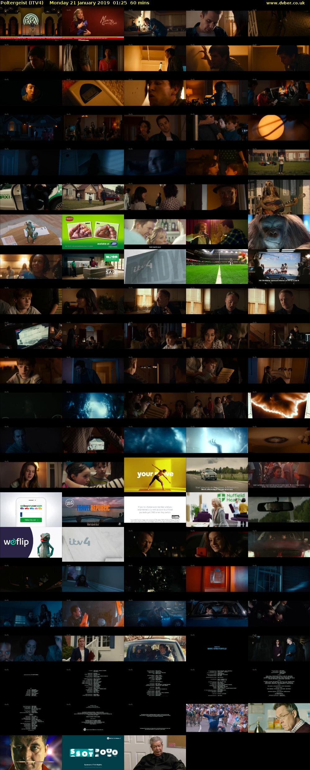 Poltergeist (ITV4) Monday 21 January 2019 01:25 - 02:25