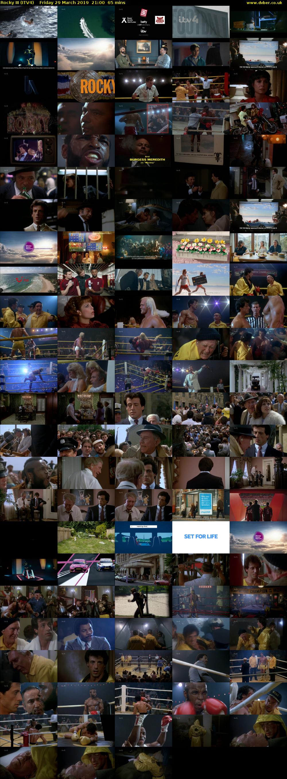 Rocky III (ITV4) Friday 29 March 2019 21:00 - 22:05