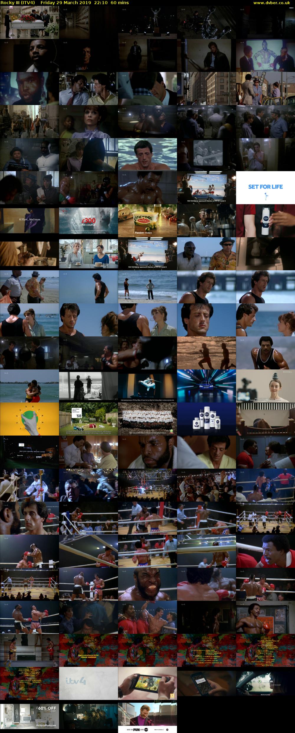 Rocky III (ITV4) Friday 29 March 2019 22:10 - 23:10