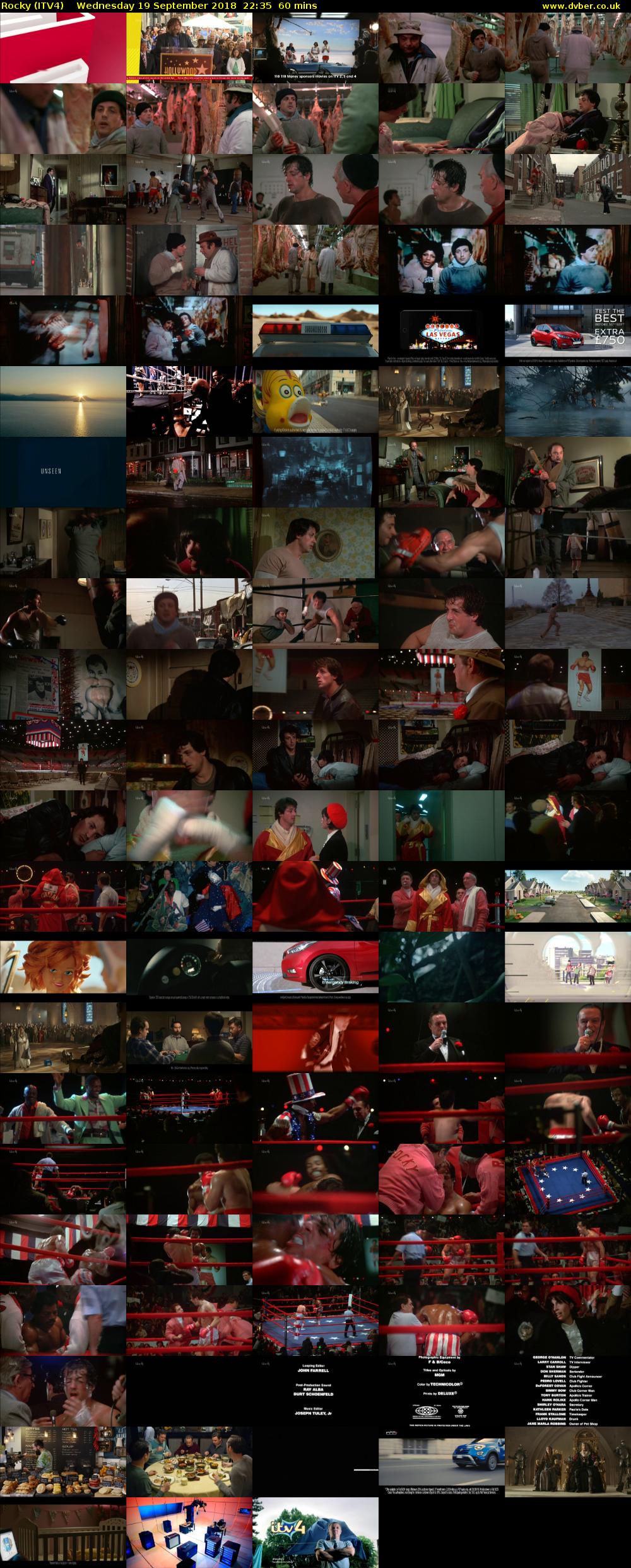 Rocky (ITV4) Wednesday 19 September 2018 22:35 - 23:35