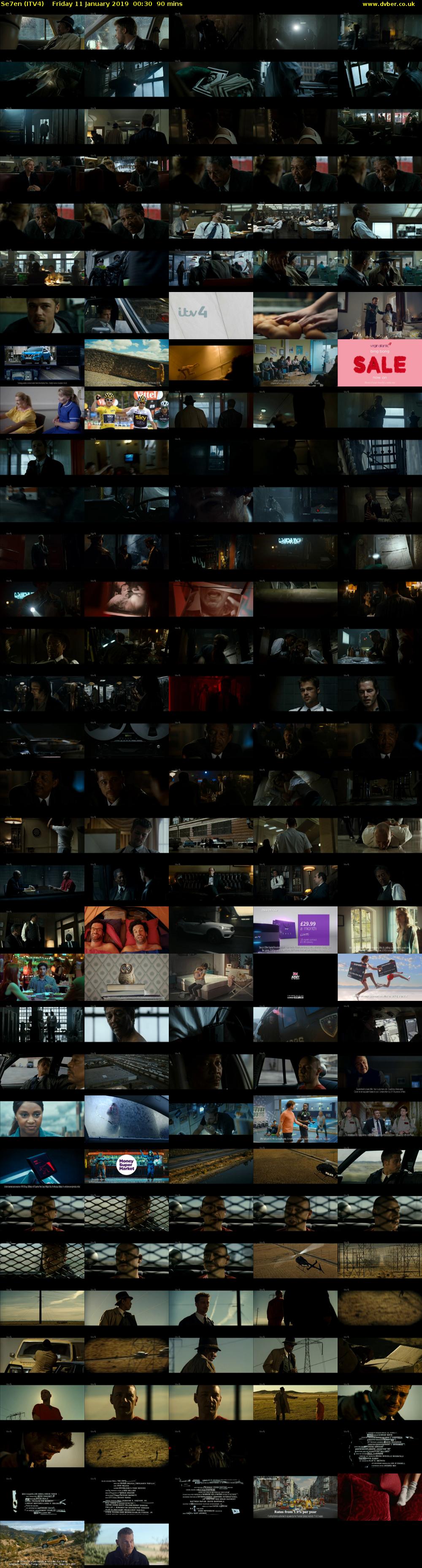 Se7en (ITV4) Friday 11 January 2019 00:30 - 02:00