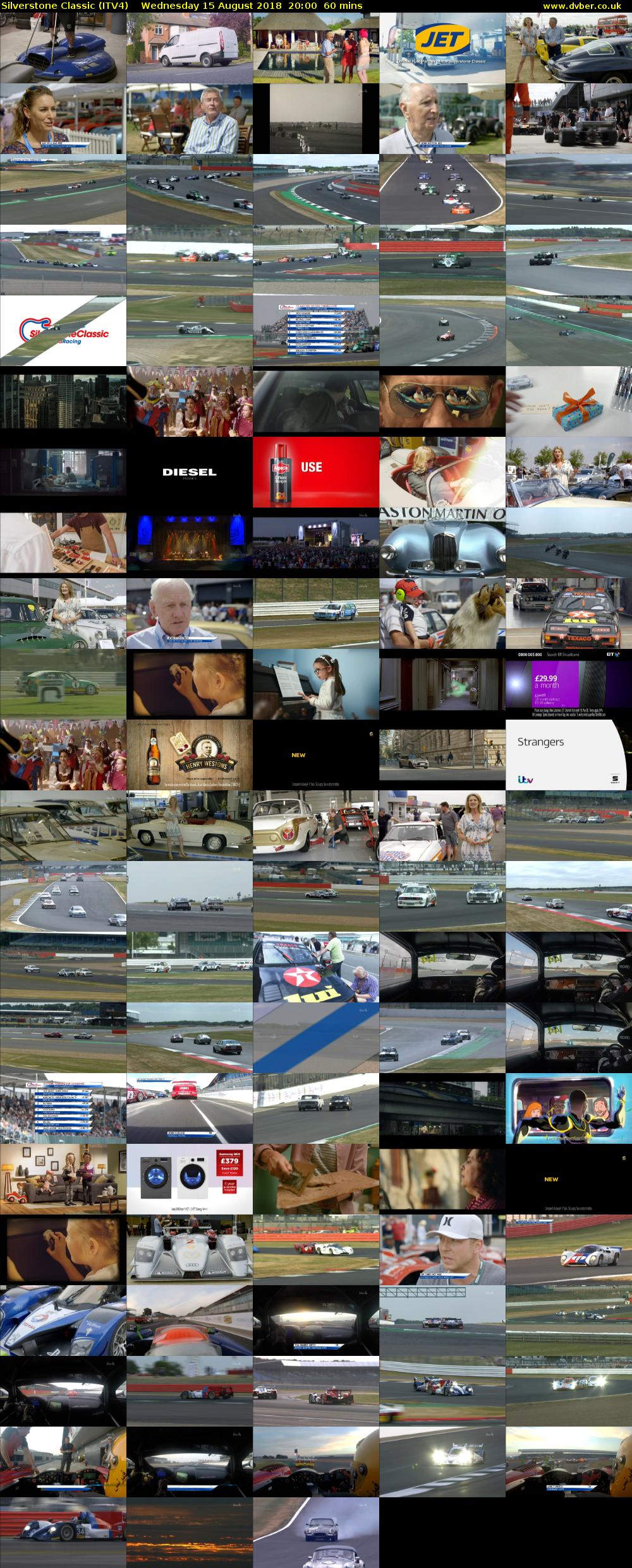 Silverstone Classic (ITV4) Wednesday 15 August 2018 20:00 - 21:00