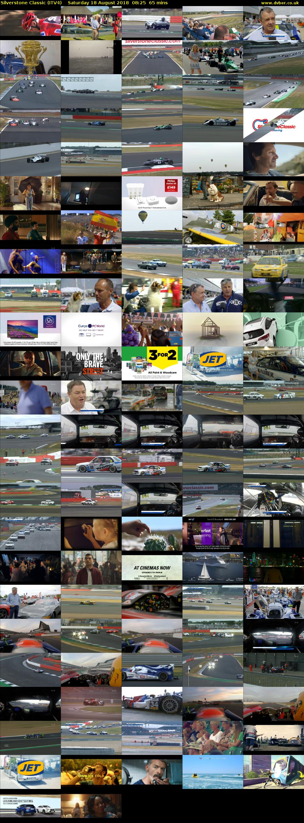 Silverstone Classic (ITV4) Saturday 18 August 2018 08:25 - 09:30