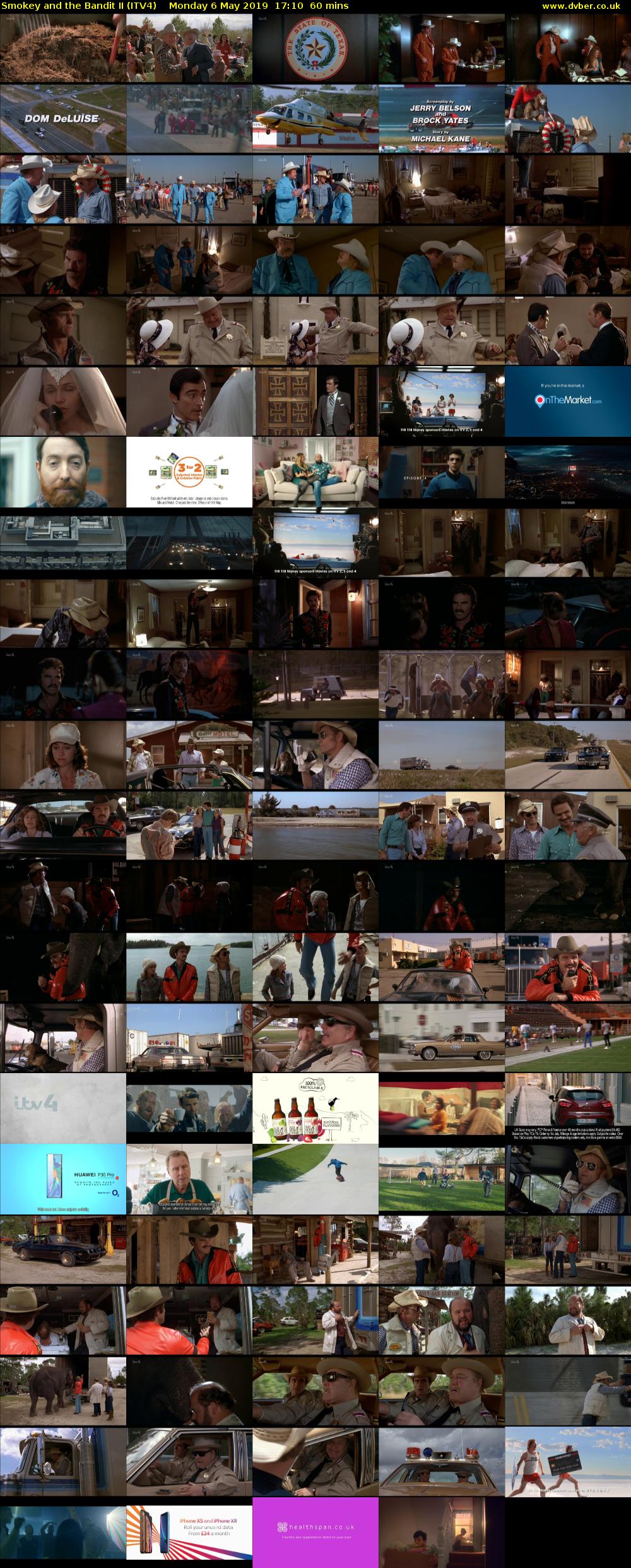 Smokey and the Bandit II (ITV4) Monday 6 May 2019 17:10 - 18:10