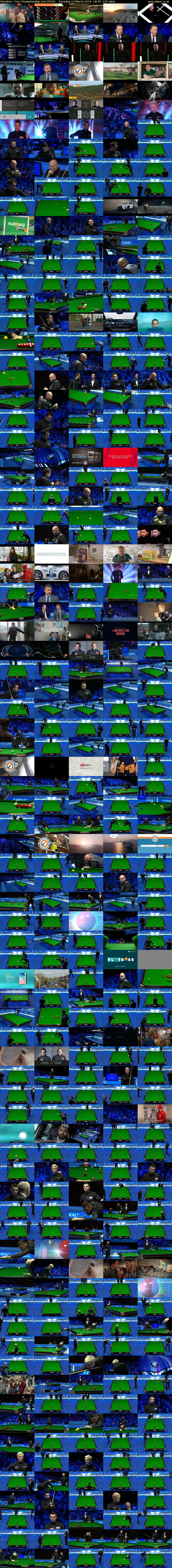 Snooker: Tour Championship Live (ITV4) Tuesday 19 March 2019 18:45 - 22:30