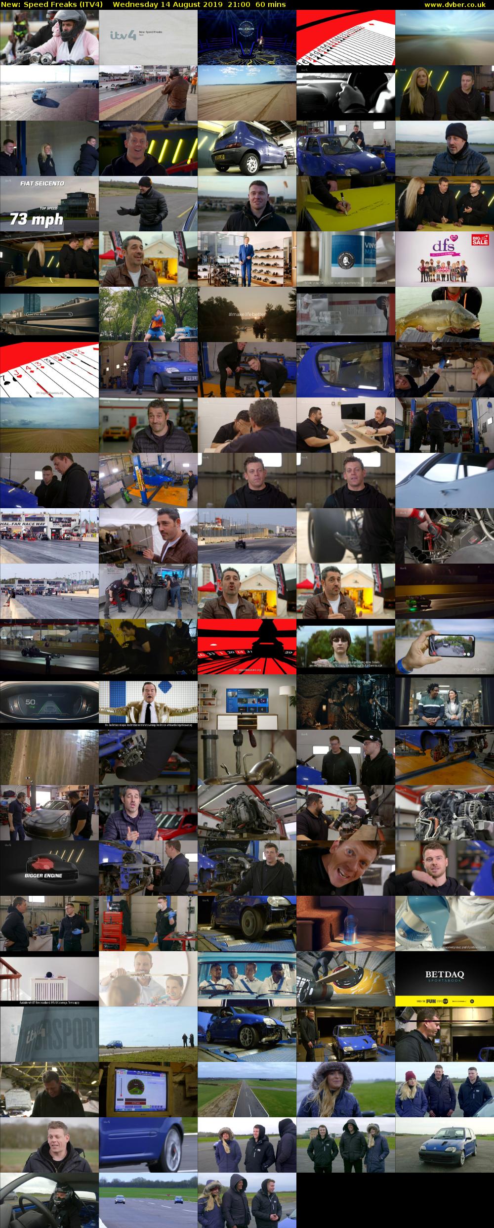 Speed Freaks (ITV4) Wednesday 14 August 2019 21:00 - 22:00