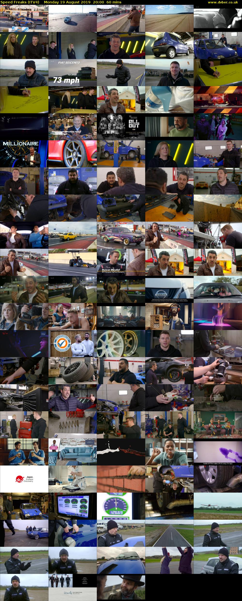 Speed Freaks (ITV4) Monday 19 August 2019 20:00 - 21:00