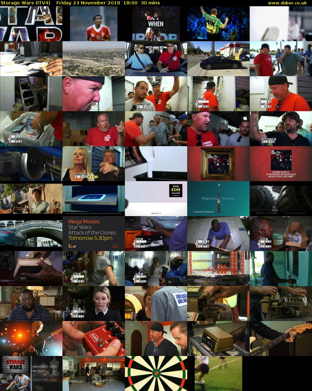 Storage Wars (ITV4) Friday 23 November 2018 18:00 - 18:30