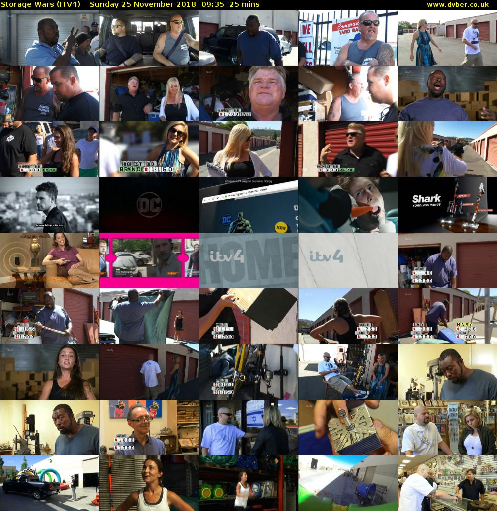 Storage Wars (ITV4) Sunday 25 November 2018 09:35 - 10:00