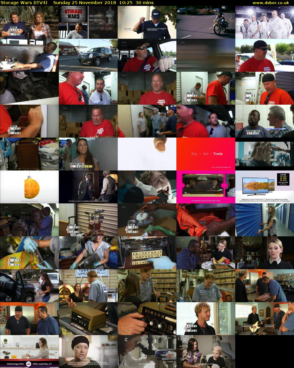 Storage Wars (ITV4) Sunday 25 November 2018 10:25 - 10:55