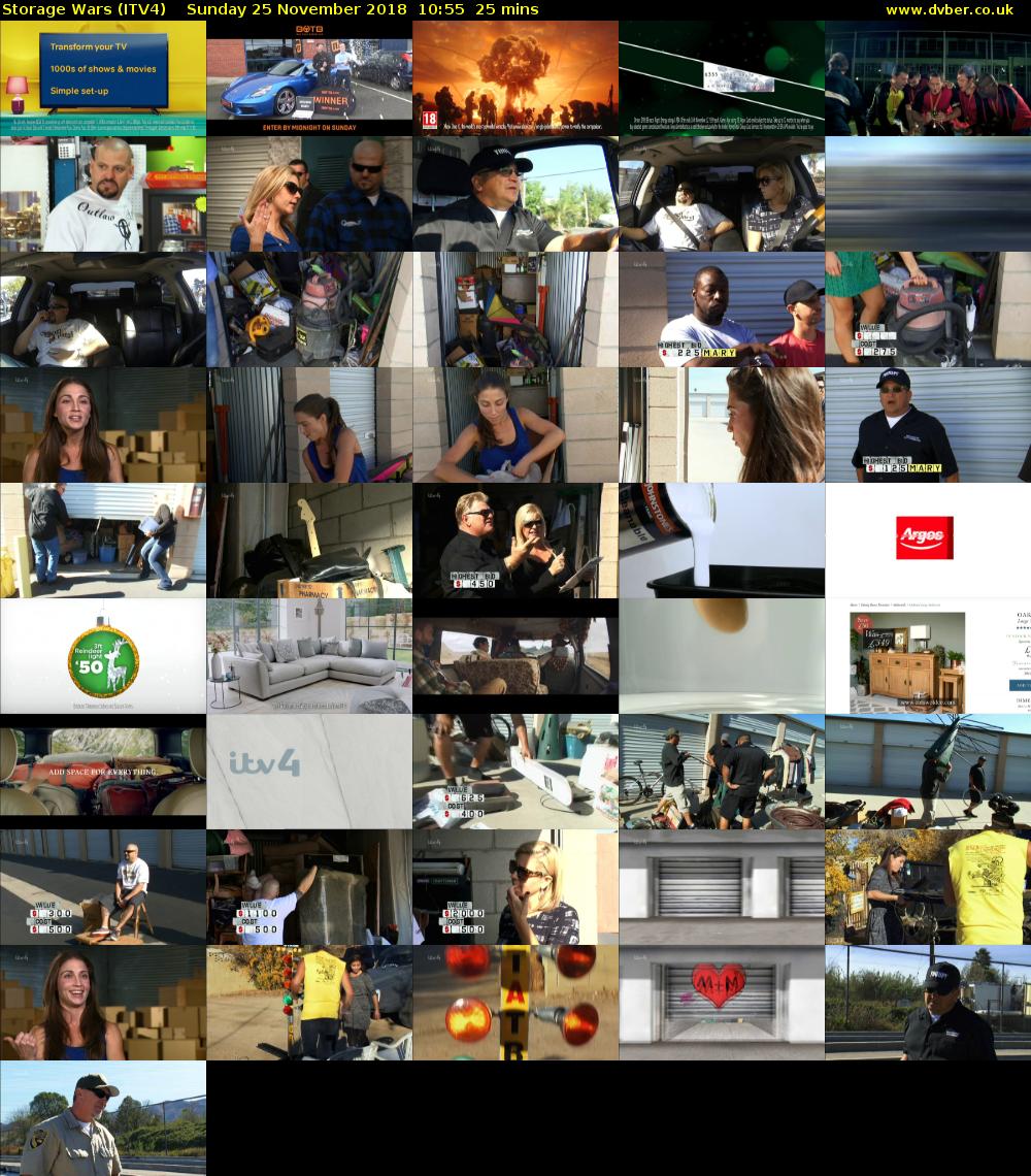 Storage Wars (ITV4) Sunday 25 November 2018 10:55 - 11:20