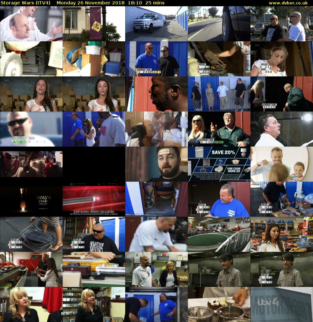 Storage Wars (ITV4) Monday 26 November 2018 18:10 - 18:35