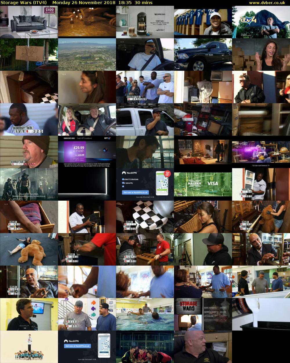 Storage Wars (ITV4) Monday 26 November 2018 18:35 - 19:05