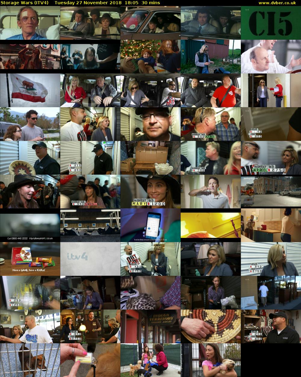 Storage Wars (ITV4) Tuesday 27 November 2018 18:05 - 18:35