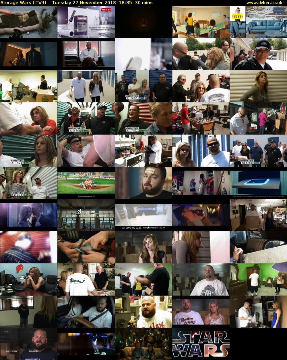 Storage Wars (ITV4) Tuesday 27 November 2018 18:35 - 19:05