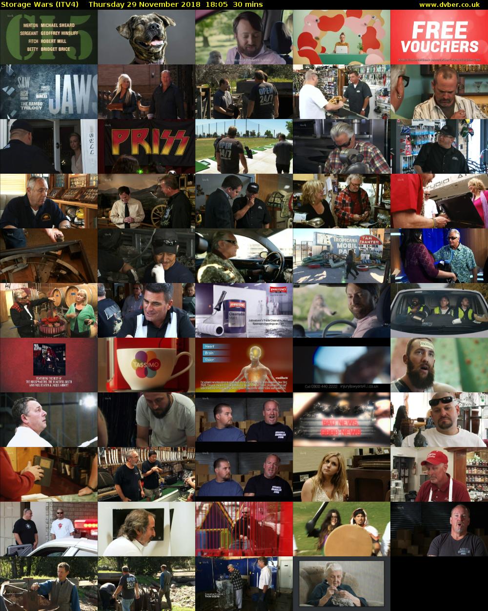 Storage Wars (ITV4) Thursday 29 November 2018 18:05 - 18:35