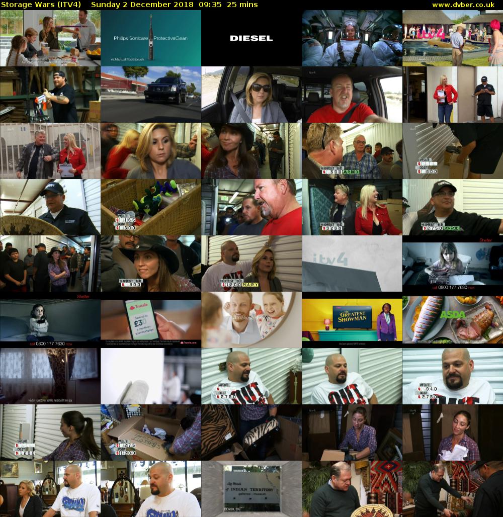 Storage Wars (ITV4) Sunday 2 December 2018 09:35 - 10:00