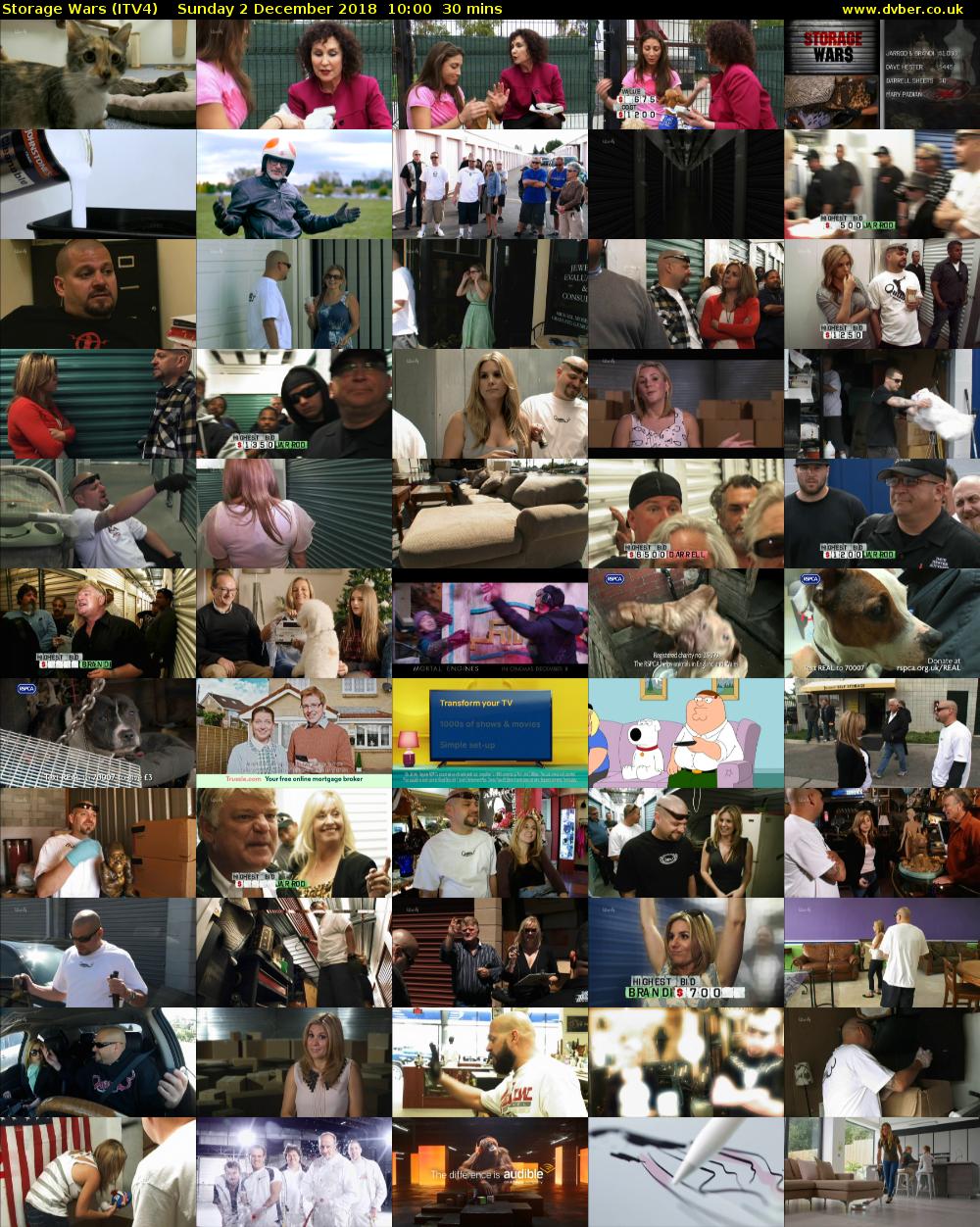 Storage Wars (ITV4) Sunday 2 December 2018 10:00 - 10:30
