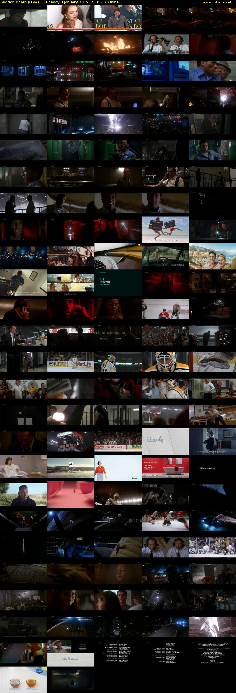 Sudden Death (ITV4) Tuesday 8 January 2019 23:05 - 00:15