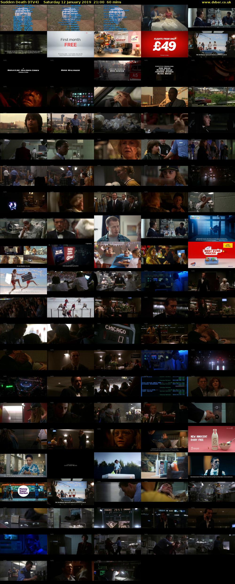 Sudden Death (ITV4) Saturday 12 January 2019 21:00 - 22:00