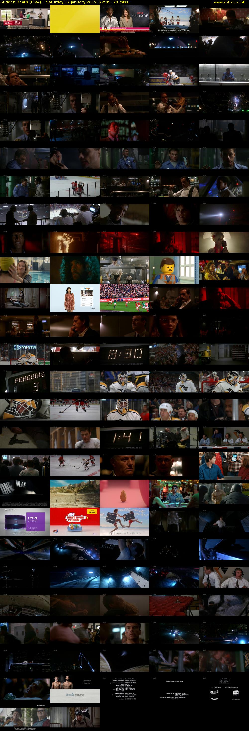 Sudden Death (ITV4) Saturday 12 January 2019 22:05 - 23:15