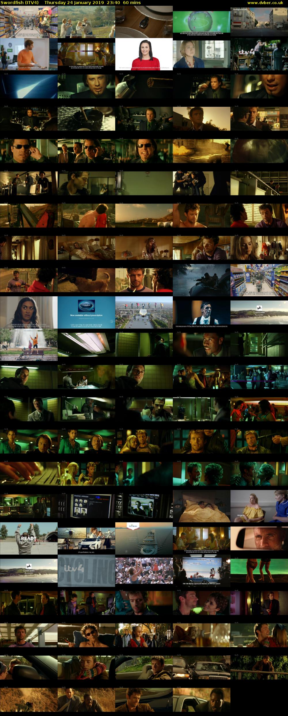 Swordfish (ITV4) Thursday 24 January 2019 23:40 - 00:40