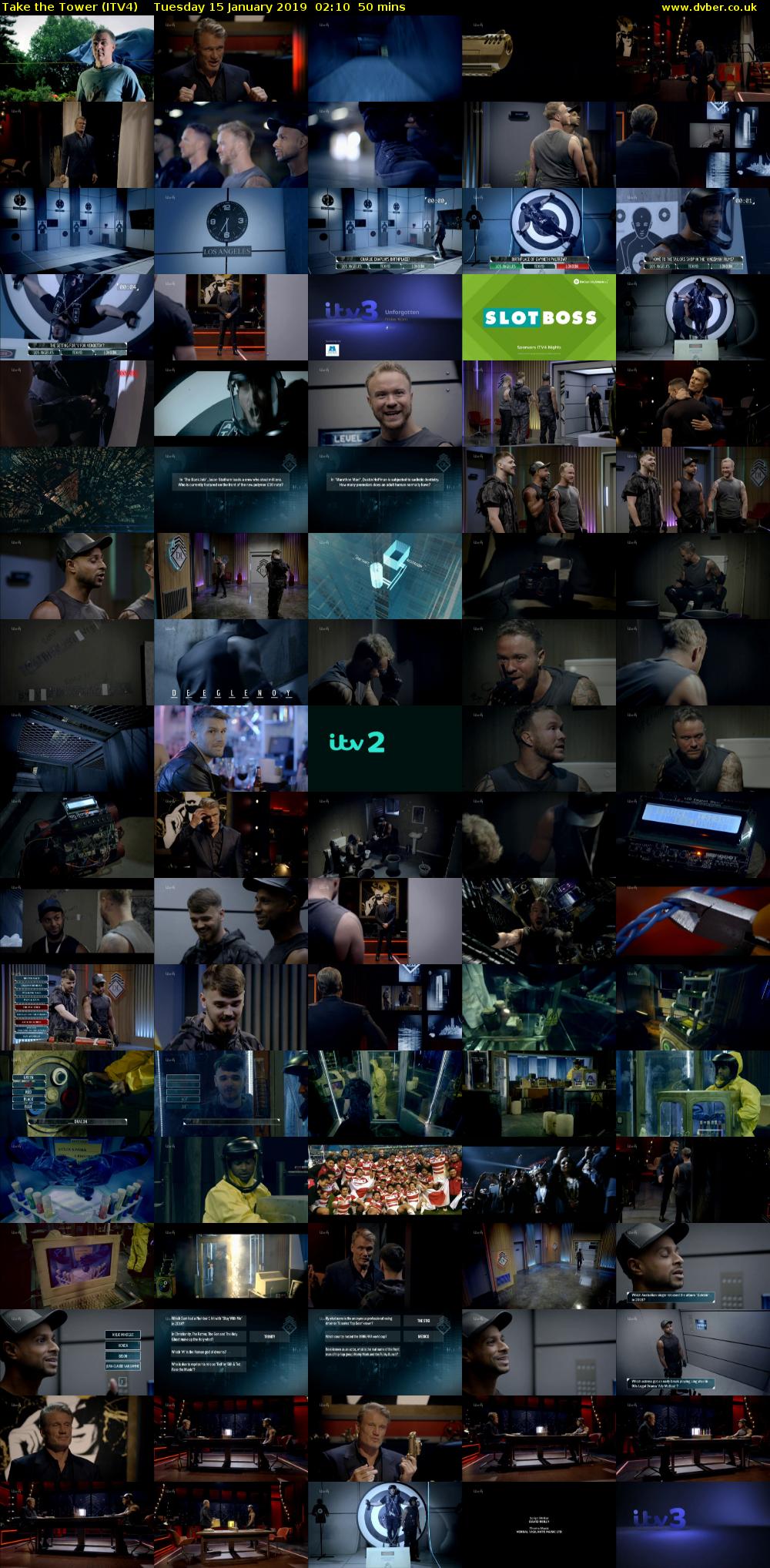 Take the Tower (ITV4) Tuesday 15 January 2019 02:10 - 03:00