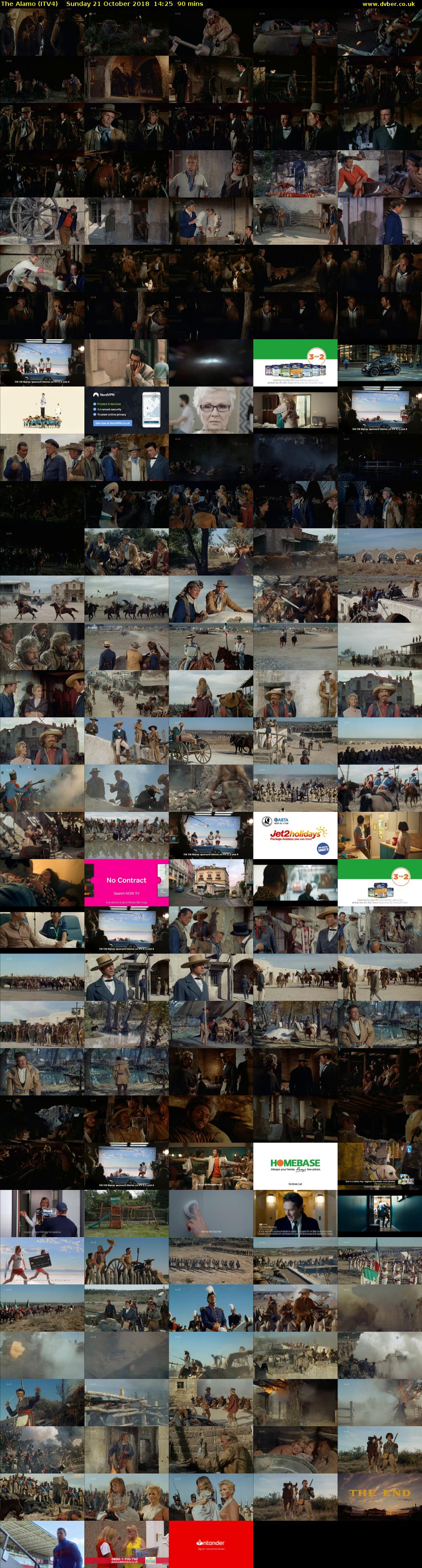 The Alamo (ITV4) Sunday 21 October 2018 14:25 - 15:55