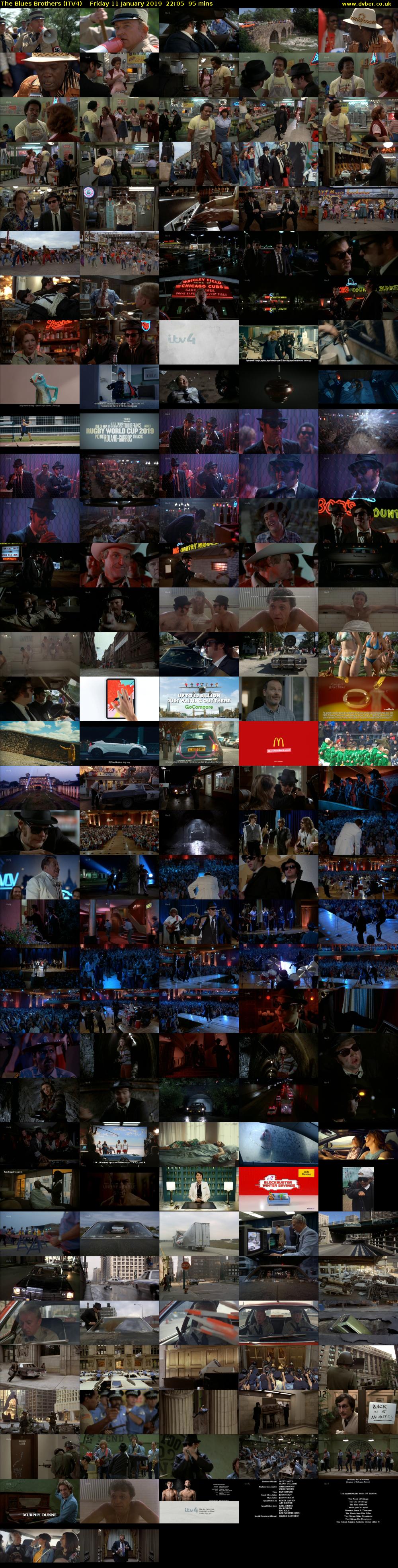 The Blues Brothers (ITV4) Friday 11 January 2019 22:05 - 23:40