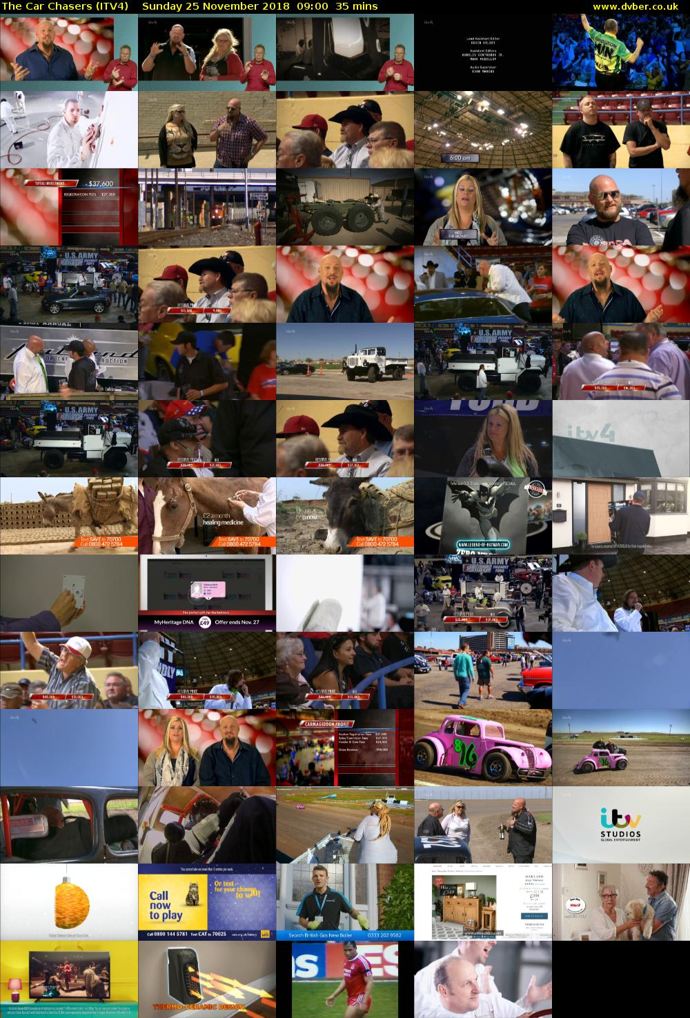 The Car Chasers (ITV4) Sunday 25 November 2018 09:00 - 09:35