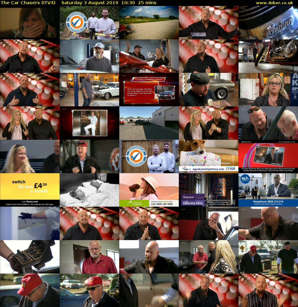 The Car Chasers (ITV4) Saturday 3 August 2019 10:30 - 10:55