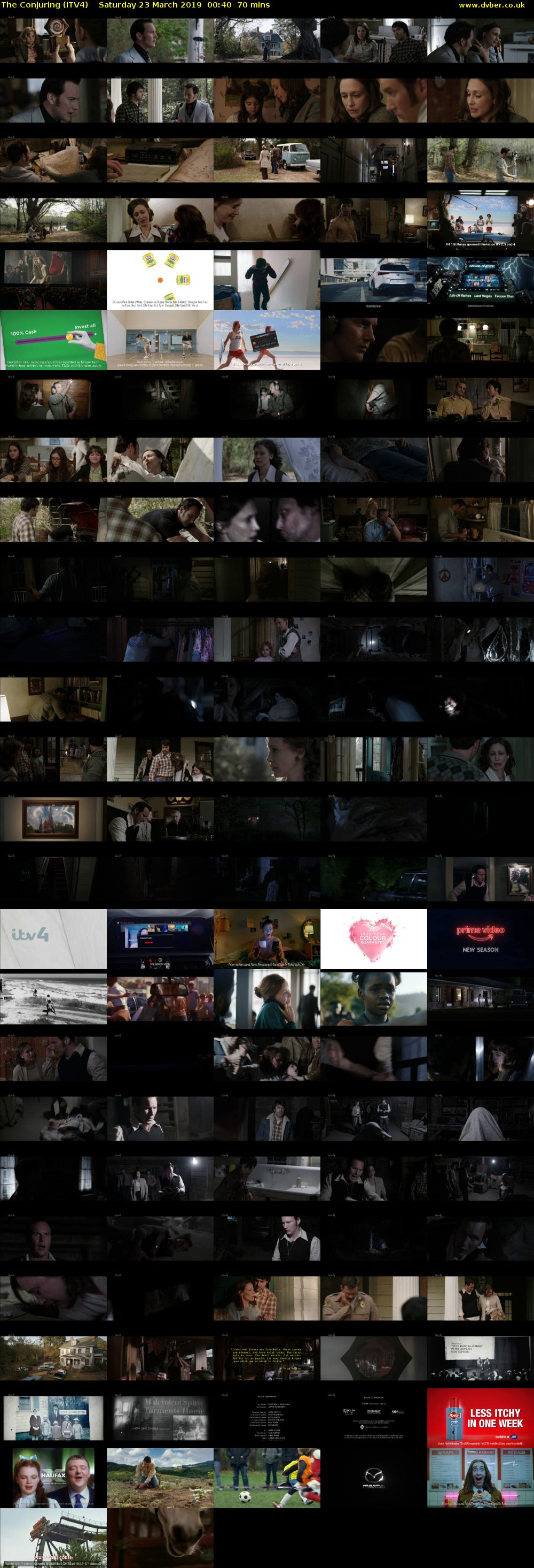 The Conjuring (ITV4) Saturday 23 March 2019 00:40 - 01:50