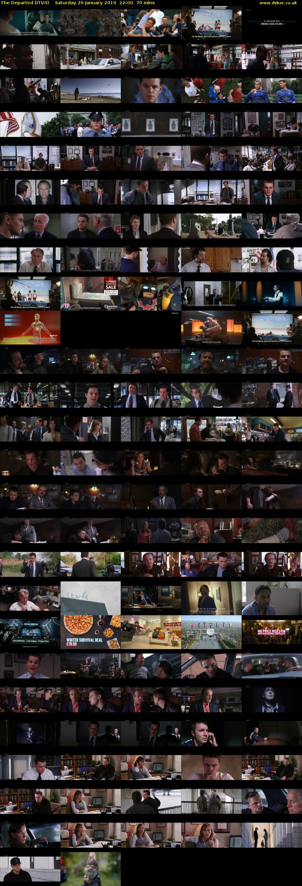 The Departed (ITV4) Saturday 26 January 2019 22:00 - 23:10