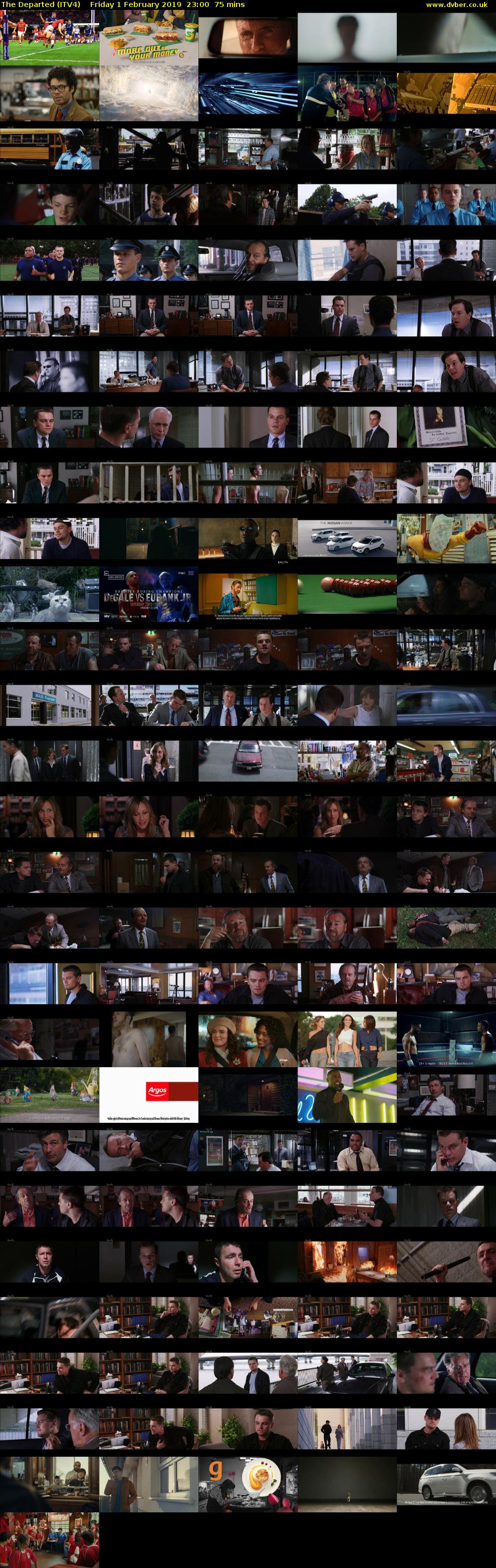 The Departed (ITV4) Friday 1 February 2019 23:00 - 00:15