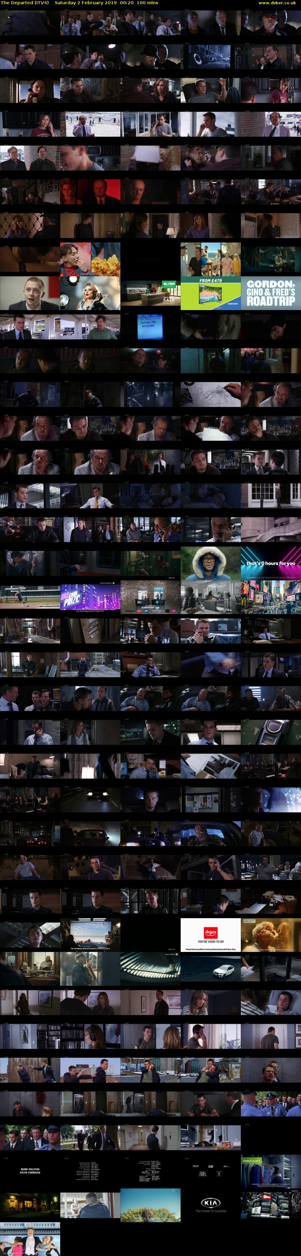 The Departed (ITV4) Saturday 2 February 2019 00:20 - 02:00