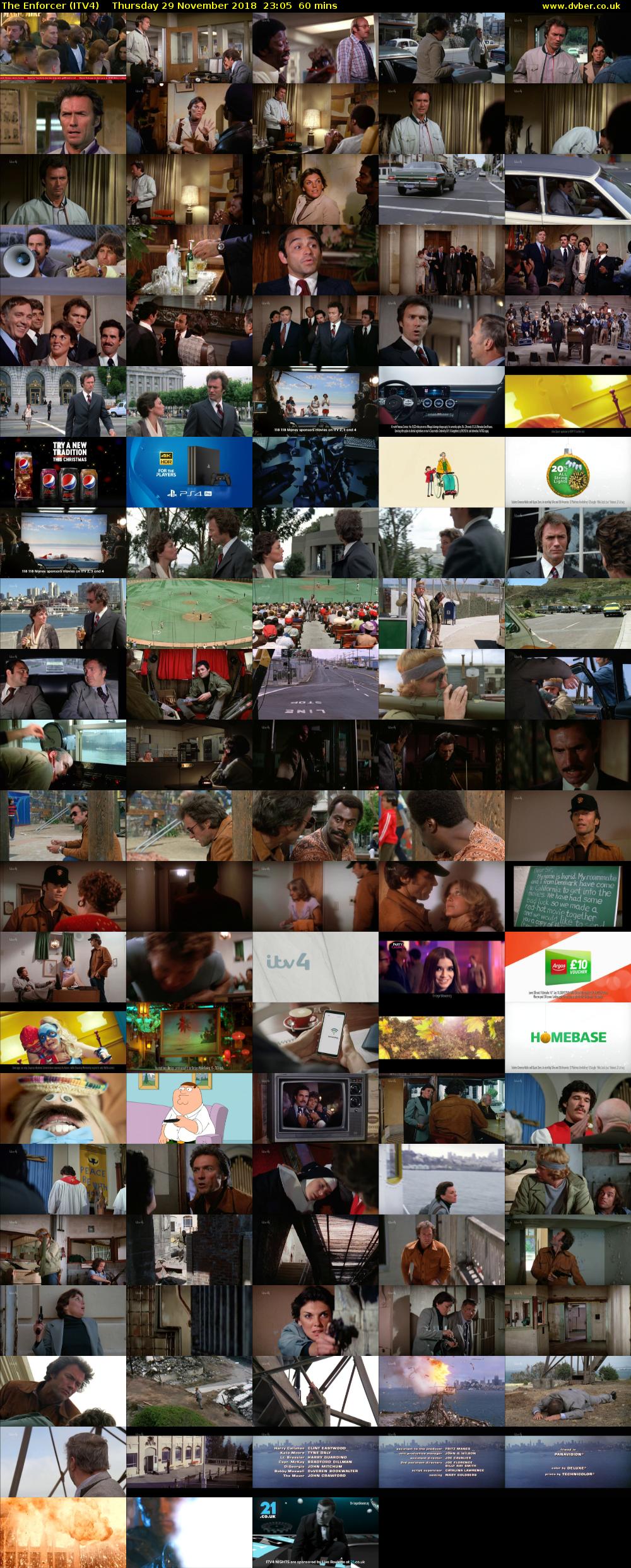 The Enforcer (ITV4) Thursday 29 November 2018 23:05 - 00:05