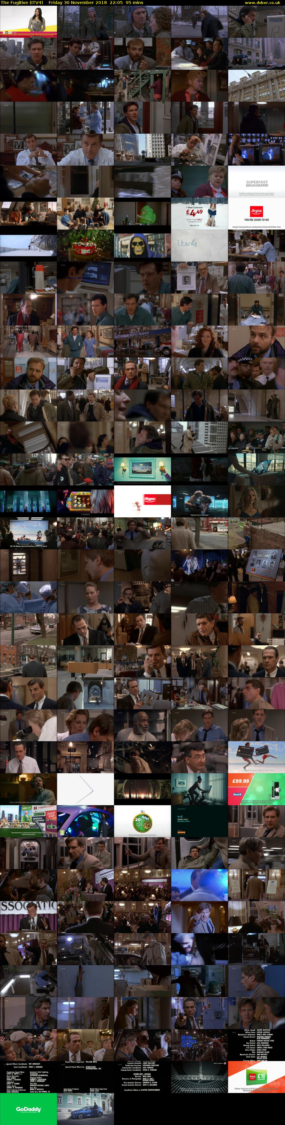 The Fugitive (ITV4) Friday 30 November 2018 22:05 - 23:40