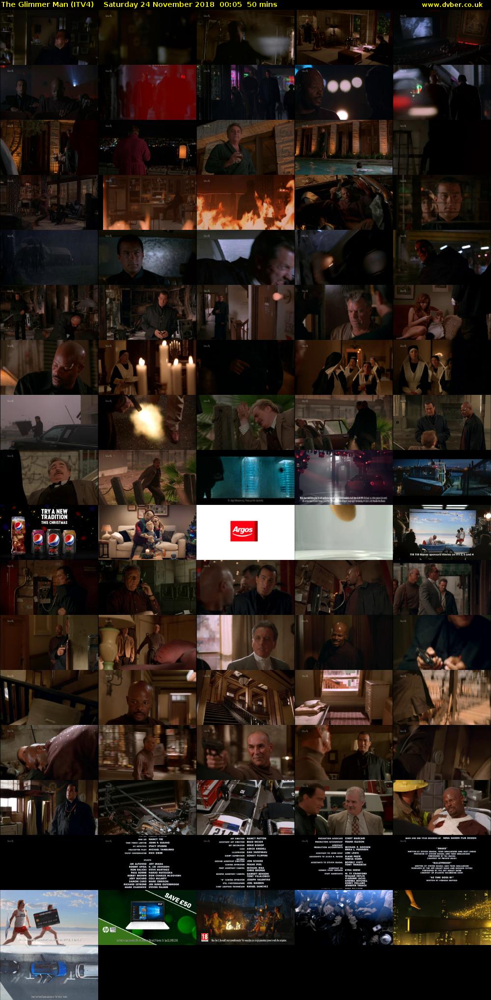 The Glimmer Man (ITV4) Saturday 24 November 2018 00:05 - 00:55