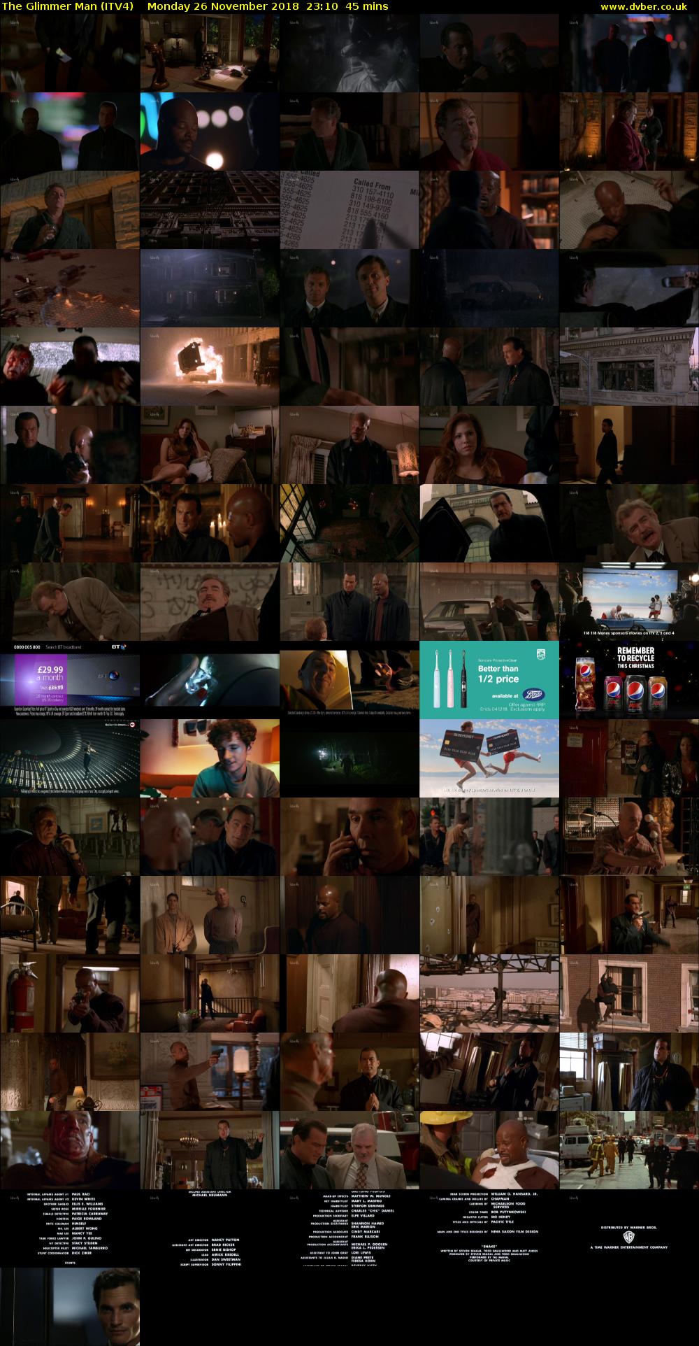 The Glimmer Man (ITV4) Monday 26 November 2018 23:10 - 23:55