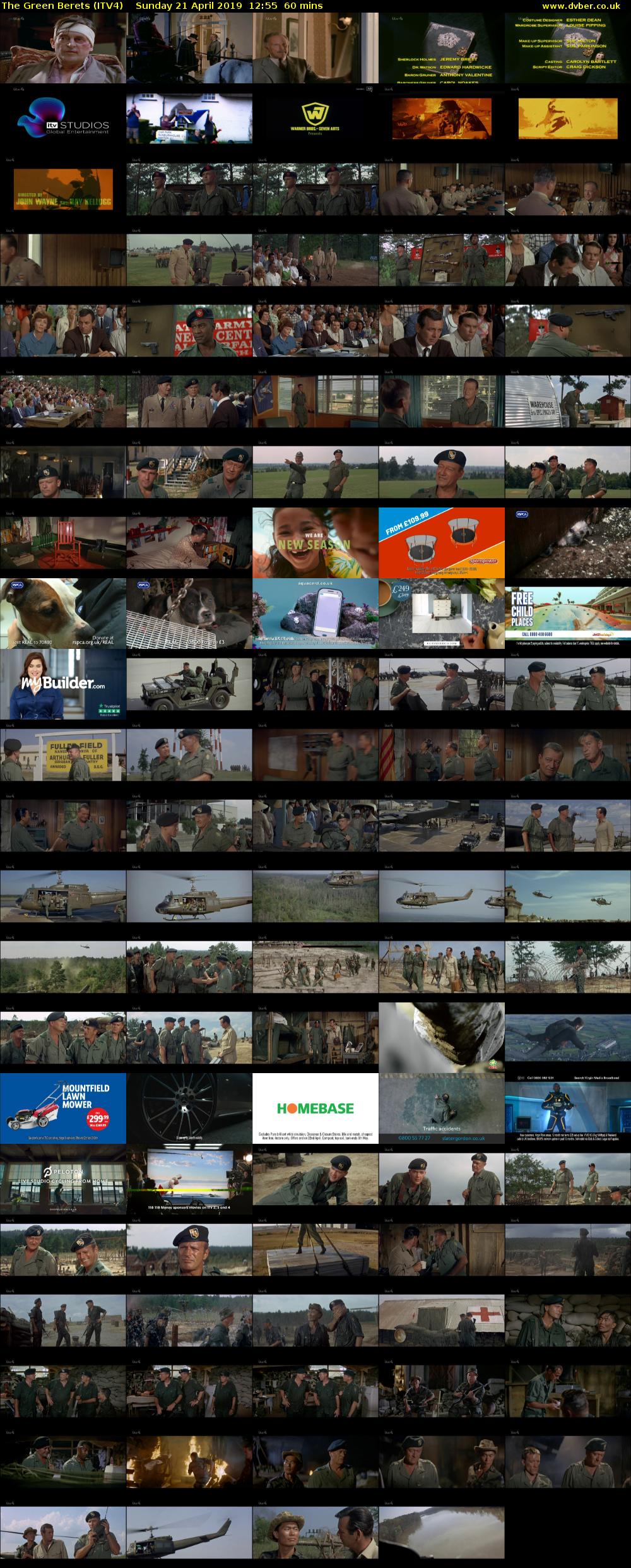 The Green Berets (ITV4) Sunday 21 April 2019 12:55 - 13:55