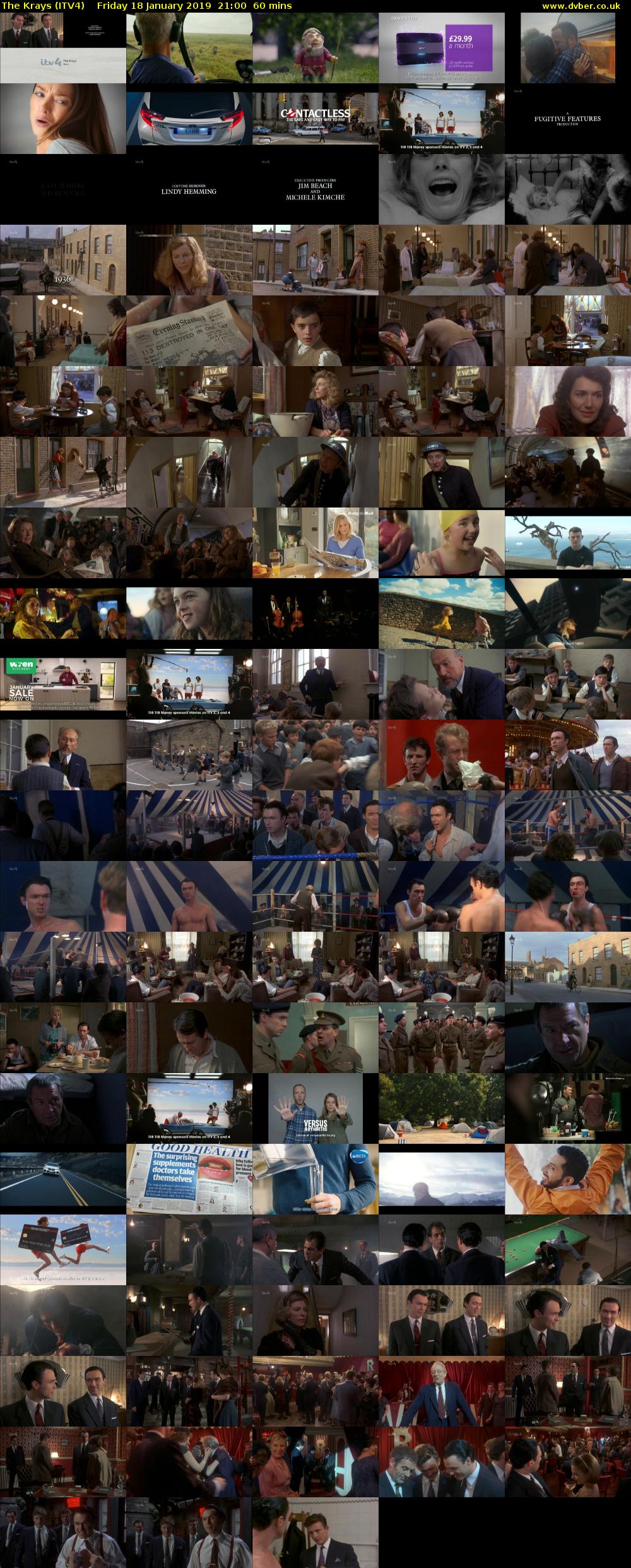 The Krays (ITV4) Friday 18 January 2019 21:00 - 22:00