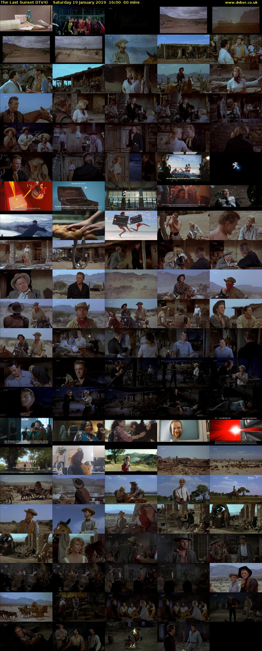 The Last Sunset (ITV4) Saturday 19 January 2019 16:00 - 17:00