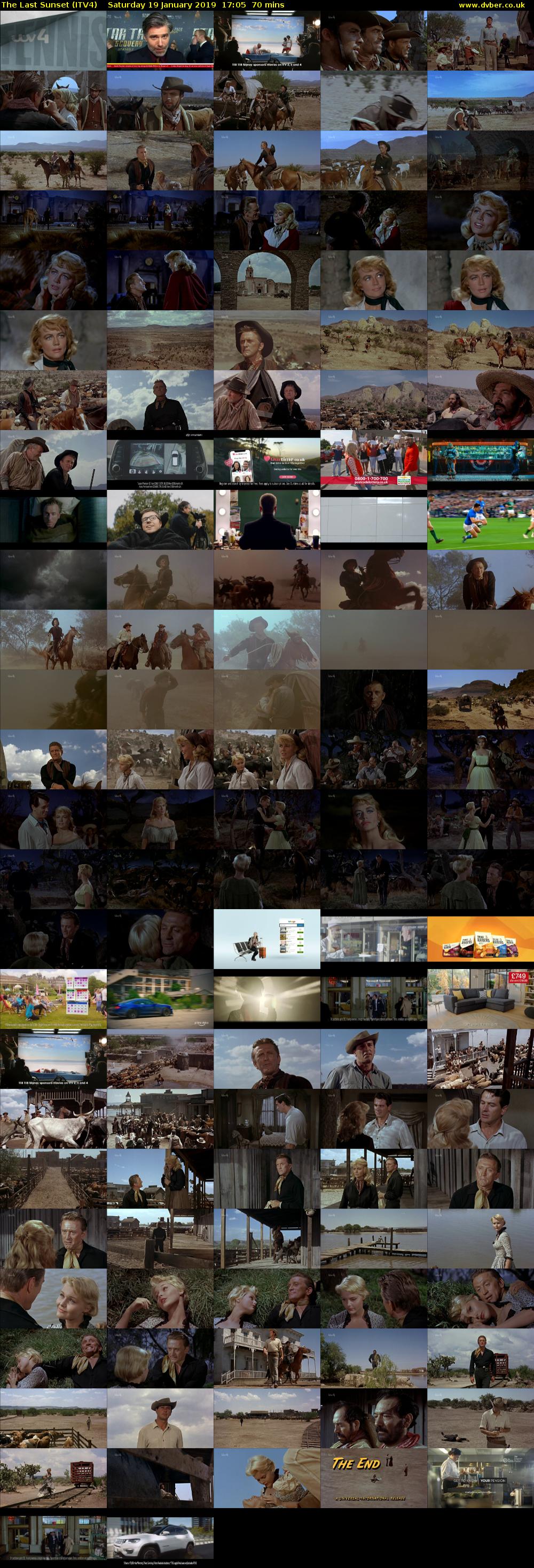 The Last Sunset (ITV4) Saturday 19 January 2019 17:05 - 18:15